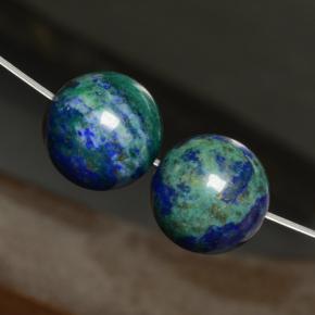 Chrysocolla Gemstone in 10.5 mm Size for Sale, Chrysocolla Stone in Multicolor Color