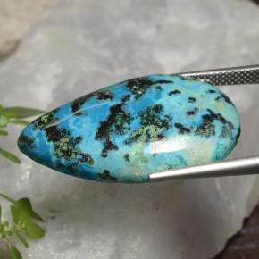 Chrysocolla Gemstone in 29.9 x 18.3 mm Size for Sale, Chrysocolla Stone in Multicolor Color