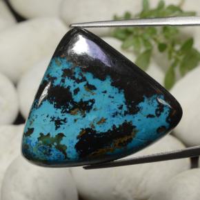 59.6ct Trillion Cabochon Multicolor Chrysocolla Gem for sale 59.6ct Trillion Cabochon Multicolor Chrysocolla Gem (ID: 471065)