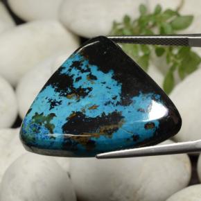 Chrysocolla Gemstone in 31.6 x 26.1 mm Size for Sale, Chrysocolla Stone in Multicolor Color