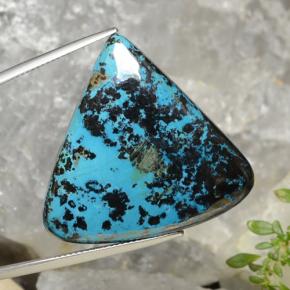 64.4ct Trillion Cabochon Multicolor Chrysocolla Gem for sale 64.4ct Trillion Cabochon Multicolor Chrysocolla Gem (ID: 471135)