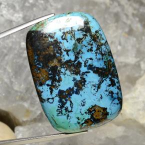 80.9ct Cushion Cabochon Multicolor Chrysocolla Gem for sale 80.9ct Cushion Cabochon Multicolor Chrysocolla Gem (ID: 471142)