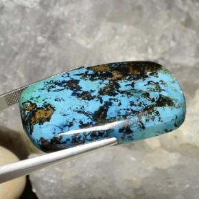Chrysocolla Gemstone in 38 x 26.7 mm Size for Sale, Chrysocolla Stone in Multicolor Color
