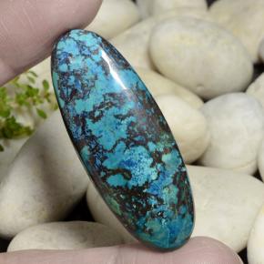 49.8ct Oval Cabochon Multicolor Chrysocolla Gem for sale 49.8ct Oval Cabochon Multicolor Chrysocolla Gem (ID: 472132)