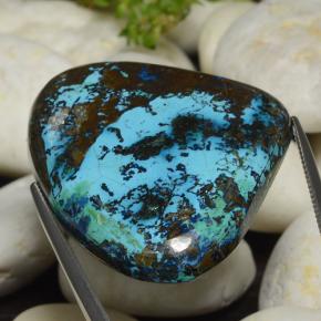Chrysocolla Gemstone in 40 x 30.6 mm Size for Sale, Chrysocolla Stone in Multicolor Color