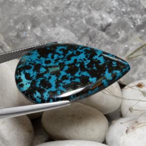 Chrysocolla Gemstone in 35.5 x 26.4 mm Size for Sale, Chrysocolla Stone in Multicolor Color