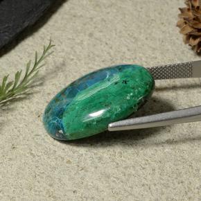 Chrysocolla Gemstone in 24 x 17.2 mm Size for Sale, Chrysocolla Stone in Multicolor Color