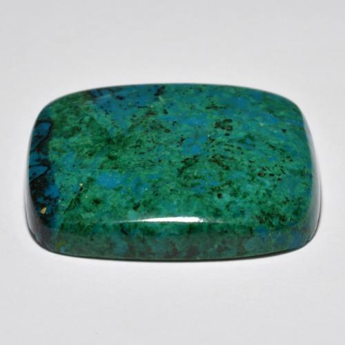 Chrysocolla Gemstone in 31.1 x 27.1 mm Size for Sale, Chrysocolla Stone in Multicolor Color