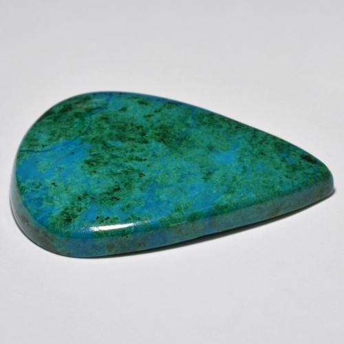 Chrysocolla Gemstone in 42.5 x 32.4 mm Size for Sale, Chrysocolla Stone in Multicolor Color