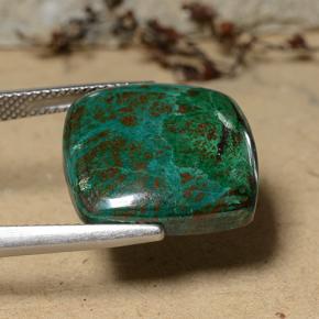 Chrysocolla Gemstone in 17 x 16.8 mm Size for Sale, Chrysocolla Stone in Multicolor Color