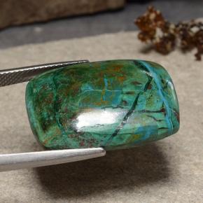 Chrysocolla Gemstone in 24.5 x 18.6 mm Size for Sale, Chrysocolla Stone in Multicolor Color