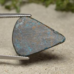 Chrysocolla Gemstone in 22.3 x 17 mm Size for Sale, Chrysocolla Stone in Multicolor Color