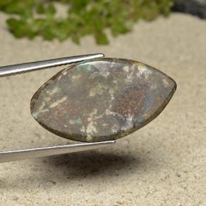 Chrysocolla Gemstone in 23.9 x 13.8 mm Size for Sale, Chrysocolla Stone in Multicolor Color