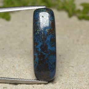 16.65 ct Multicolor Chrysocolla Gemstone, Chrysocolla Gem in Cushion Cabochon Shape for Sale.