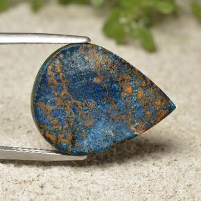 Chrysocolla Gemstone in 20.4 x 15.7 mm Size for Sale, Chrysocolla Stone in Multicolor Color