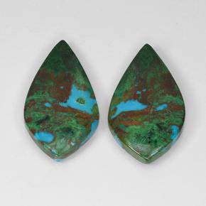 8.7ct Rhomb Cabochon Multicolor Chrysocolla Gem for sale 8.7ct Rhomb Cabochon Multicolor Chrysocolla Gem (ID: 503174)