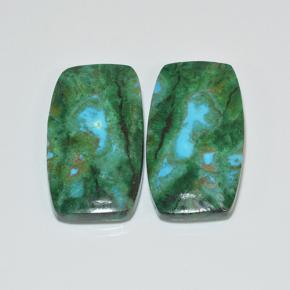 14ct Cushion Cabochon Multicolor Chrysocolla Gem for sale 14ct Cushion Cabochon Multicolor Chrysocolla Gem (ID: 503179)