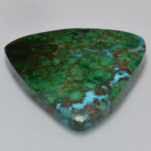 Chrysocolla Gemstone in 17.4 x 17.1 mm Size for Sale, Chrysocolla Stone in Multicolor Color