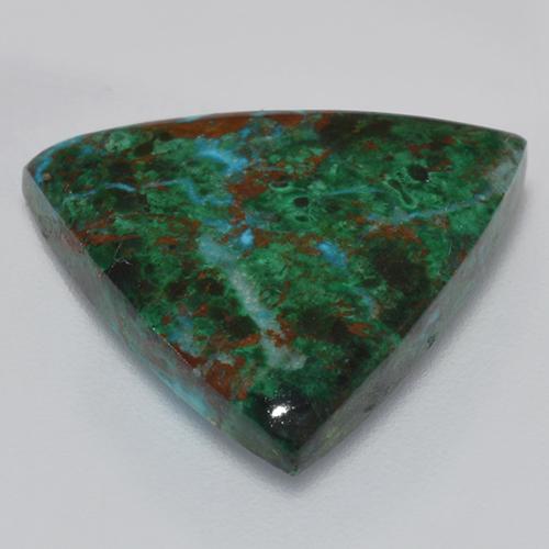 Chrysocolla Gemstone in 18 x 17 mm Size for Sale, Chrysocolla Stone in Multicolor Color