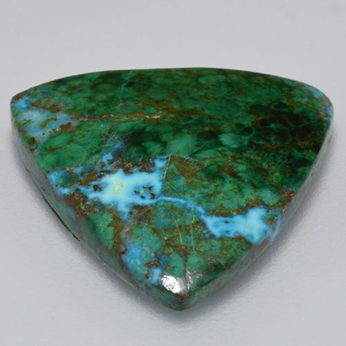 Chrysocolla Gemstone in 17.7 x 17.1 mm Size for Sale, Chrysocolla Stone in Multicolor Color