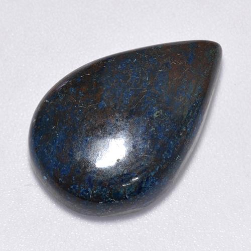 Multicolor Chrysocolla Gema - 13ct Cabujón Pera (ID: 517495)