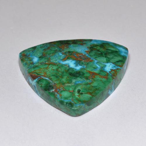 Chrysocolla Gemstone in 16 x 16 mm (calibrated) Size for Sale, Chrysocolla Stone in Multicolor Color