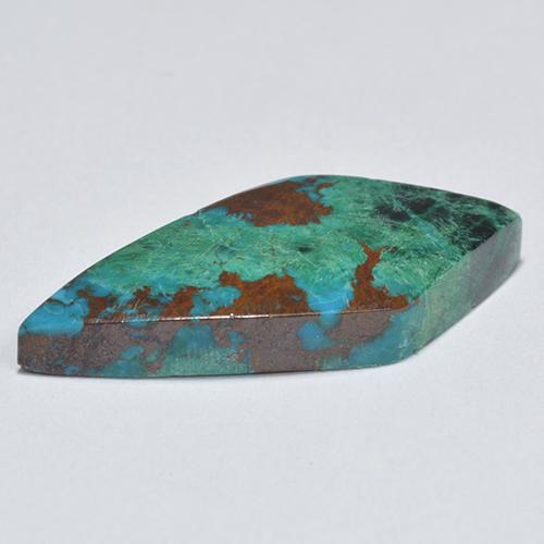 Chrysocolla Gemstone in 22.5 x 11.3 mm Size for Sale, Chrysocolla Stone in Multicolor Color