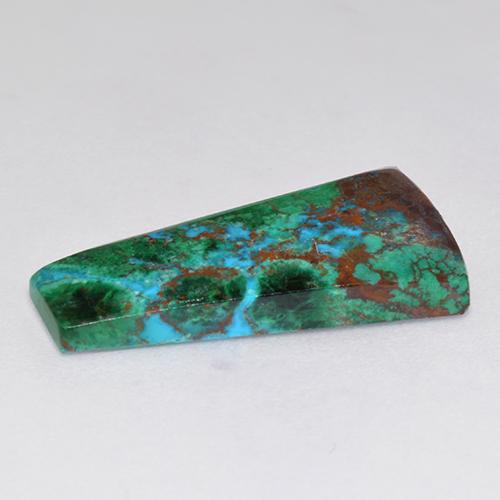 Chrysocolla Gemstone in 19.9 x 10 mm Size for Sale, Chrysocolla Stone in Multicolor Color