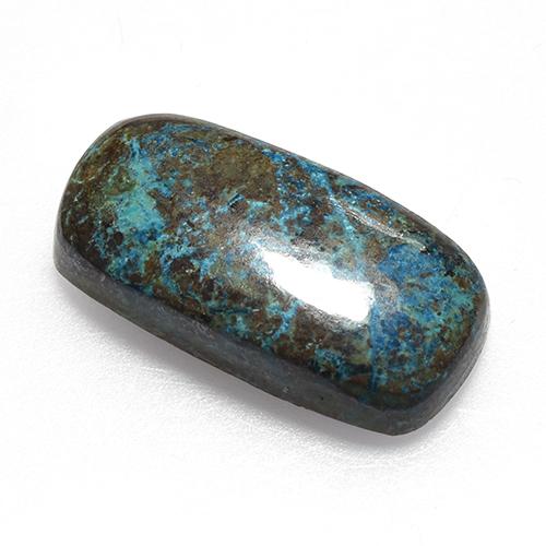 11.89 ct Multicolor Chrysocolla Stone, Natural Chrysocolla in Cushion Cabochon Shape for Sale