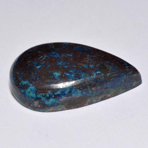 Chrysocolla Gemstone in 20.1 x 13.3 mm Size for Sale, Chrysocolla Stone in Multicolor Color