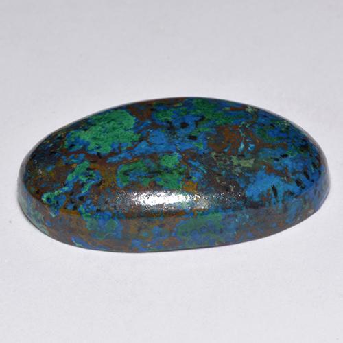 Chrysocolla Gemstone in 23.2 x 14.7 mm Size for Sale, Chrysocolla Stone in Multicolor Color
