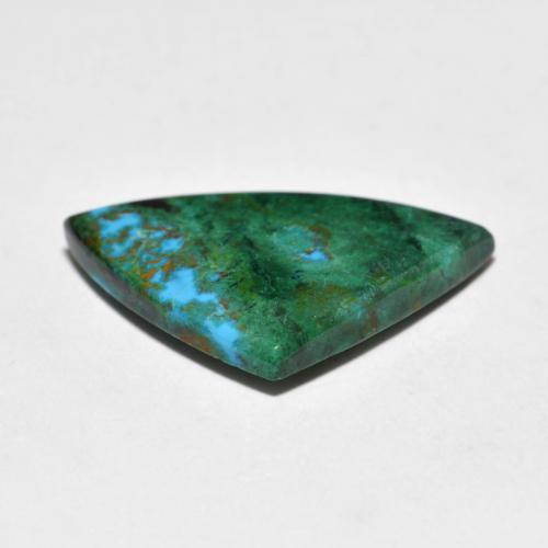 Chrysocolla Gemstone in 20.1 x 13.1 mm Size for Sale, Chrysocolla Stone in Multicolor Color