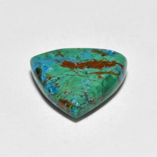 Chrysocolla Gemstone in 11 x 11 mm (calibrated) Size for Sale, Chrysocolla Stone in Multicolor Color