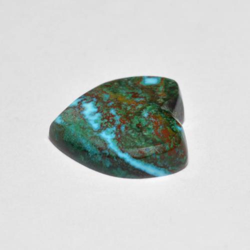 Chrysocolla Gemstone in 10 x 10 mm (calibrated) Size for Sale, Chrysocolla Stone in Multicolor Color