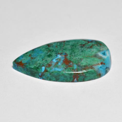 Chrysocolla Gemstone in 20.5 x 12 mm Size for Sale, Chrysocolla Stone in Multicolor Color