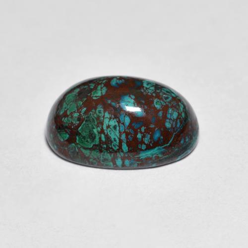 Chrysocolla Gemstone in 11.3 x 7.6 mm Size for Sale, Chrysocolla Stone in Multicolor Color