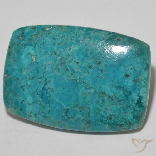 22.53 ct Multicolor Chrysocolla Stone, Natural Chrysocolla in Cushion Cabochon Shape for Sale