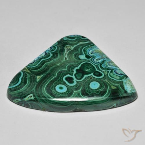 Chrysocolla Gemstone in 38.7 x 30.8 mm Size for Sale, Chrysocolla Stone in Multicolor Color