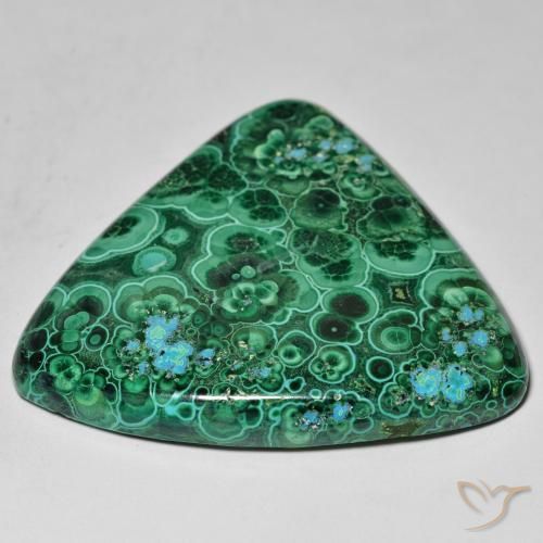 Chrysocolla Gemstone in 45.1 x 40.4 mm Size for Sale, Chrysocolla Stone in Multicolor Color