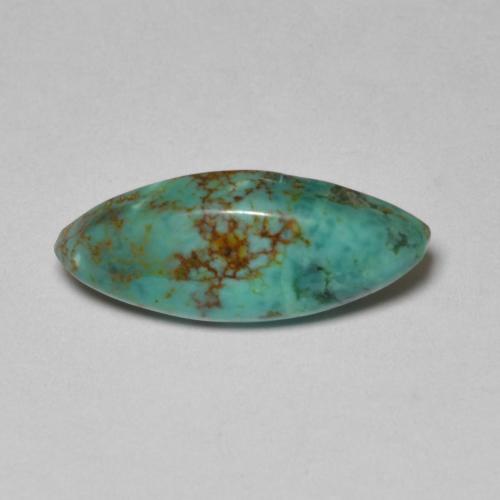 Chrysocolle Multicolore marquise cabochon 3,44 ct d'Australie, dimension 17,1 x 7mm, pierre gemme naturelle Non traité, pureté Opaque , 1 pièce Chrysocolle de couleur Multicolore, dureté Mohs de 2 à 4, Photo A