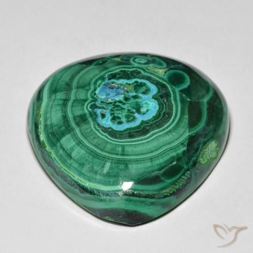Chrysocolla Gemstone in 26.8 x 25.2 mm Size for Sale, Chrysocolla Stone in Multicolor Color