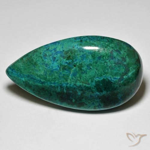 68.06 ct Pear Chrysocolla, 42.5 x 24.1 mm From Australia, Photo A