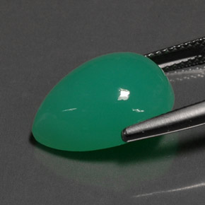 Chrysoprase Gemstone in 16 x 12 mm (calibrated) Size for Sale, Chrysoprase Stone in Green Color