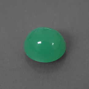 1.79 ct Green Chrysoprase Gemstone, Chrysoprase Gem in Oval Cabochon Shape for Sale.