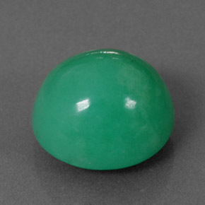 5.73 ct Green Chrysoprase Stone, Natural Chrysoprase in Oval Cabochon Shape for Sale