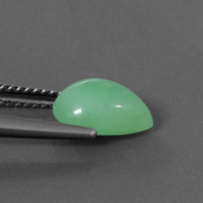 Chrysoprase Gemstone in 10 x 7 mm (calibrated) Size for Sale, Chrysoprase Stone in Green Color