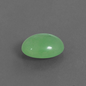 2.20 ct Green Chrysoprase Stone, Natural Chrysoprase in Oval Cabochon Shape for Sale