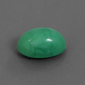 5.69 ct Green Chrysoprase Stone, Natural Chrysoprase in Oval Cabochon Shape for Sale