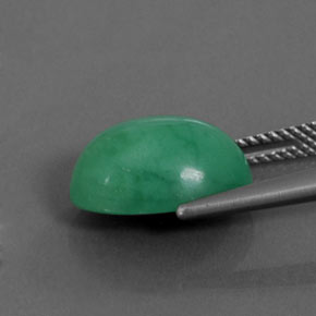 Chrysoprase Gemstone in 13.6 x 9.4 mm Size for Sale, Chrysoprase Stone in Green Color