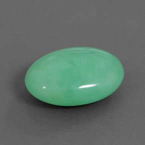 11.64 ct Green Chrysoprase Stone, Natural Chrysoprase in Oval Cabochon Shape for Sale
